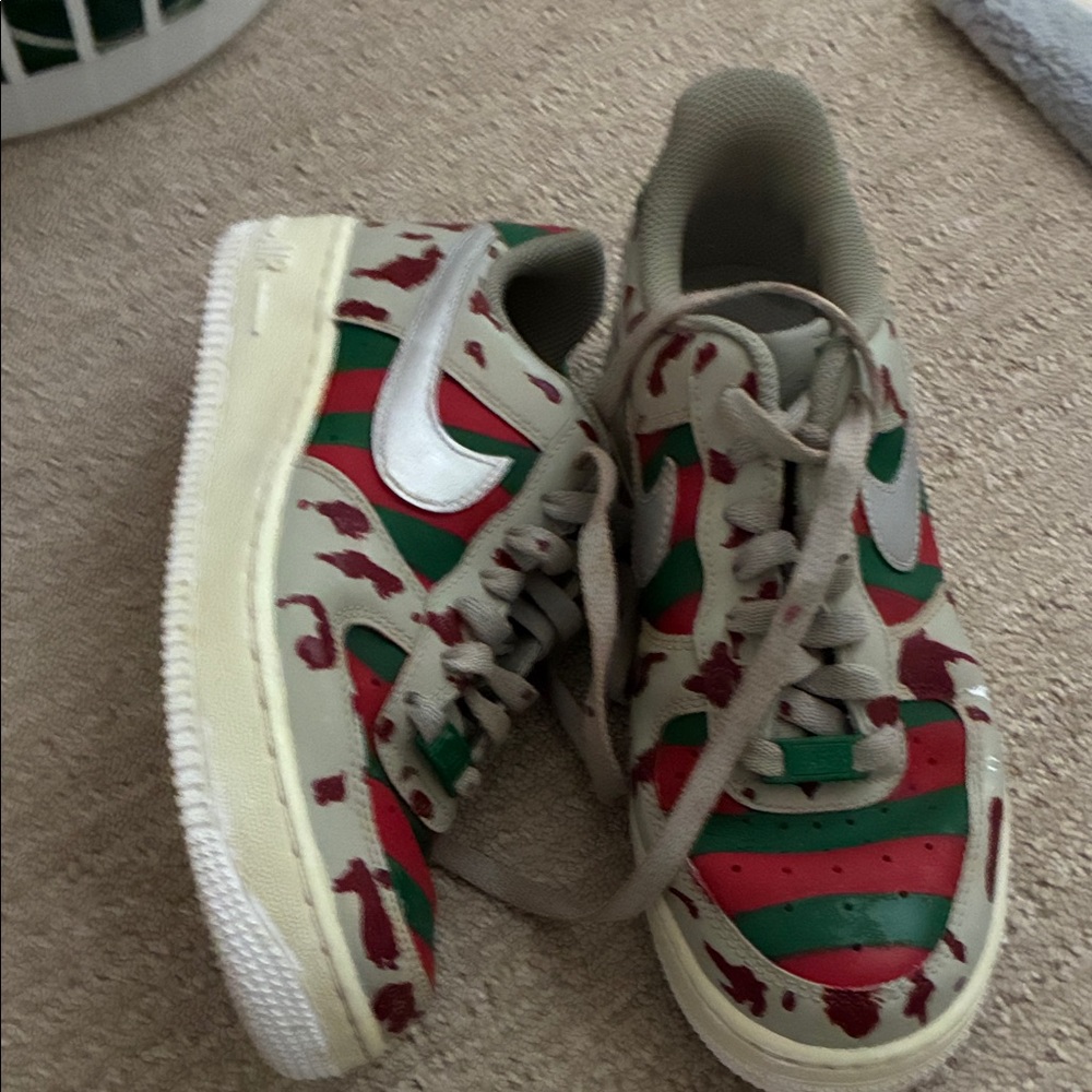 Freddy cougar custom Nike Sneakers women’s sz 7.5